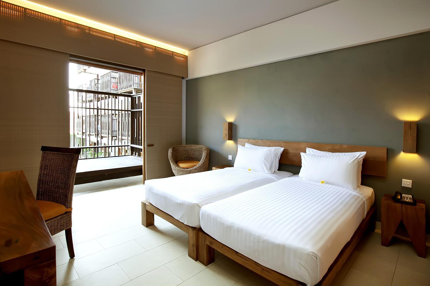 Chambre Double ou Lits Jumeaux Deluxe - Vue sur Piscine